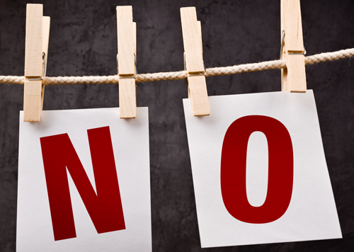 Three Things You Can Say No to Right Now